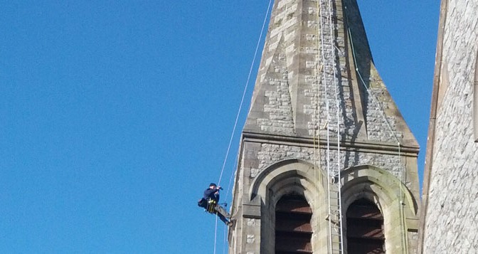 Winches and hoists for Steeplejacks